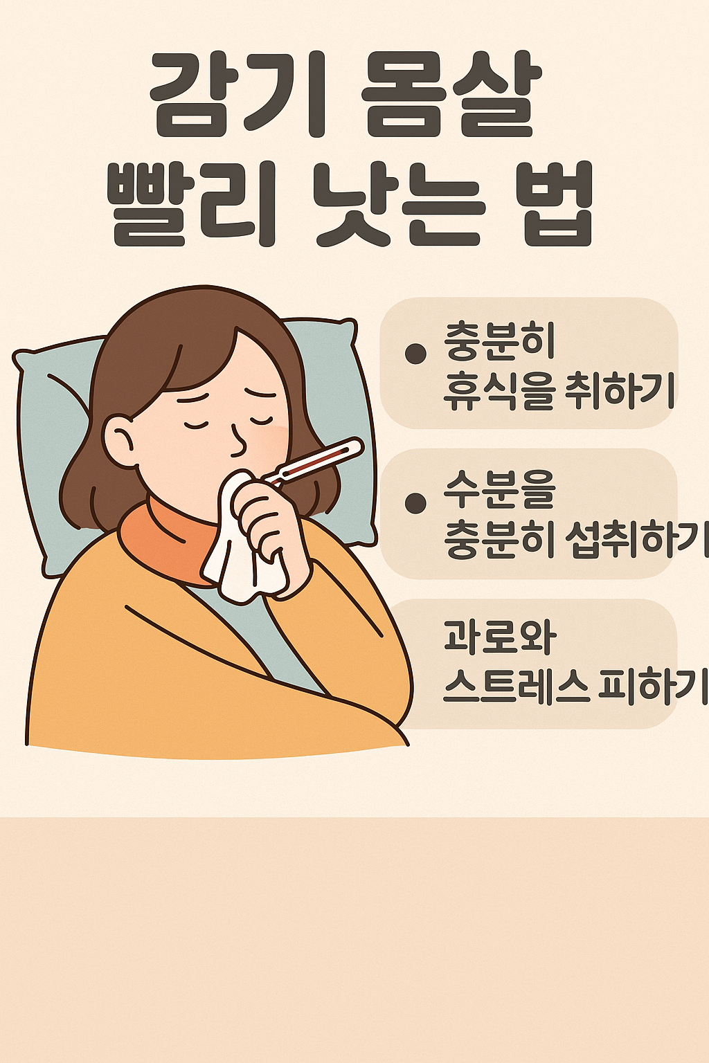 감기몸살빨리낫는법