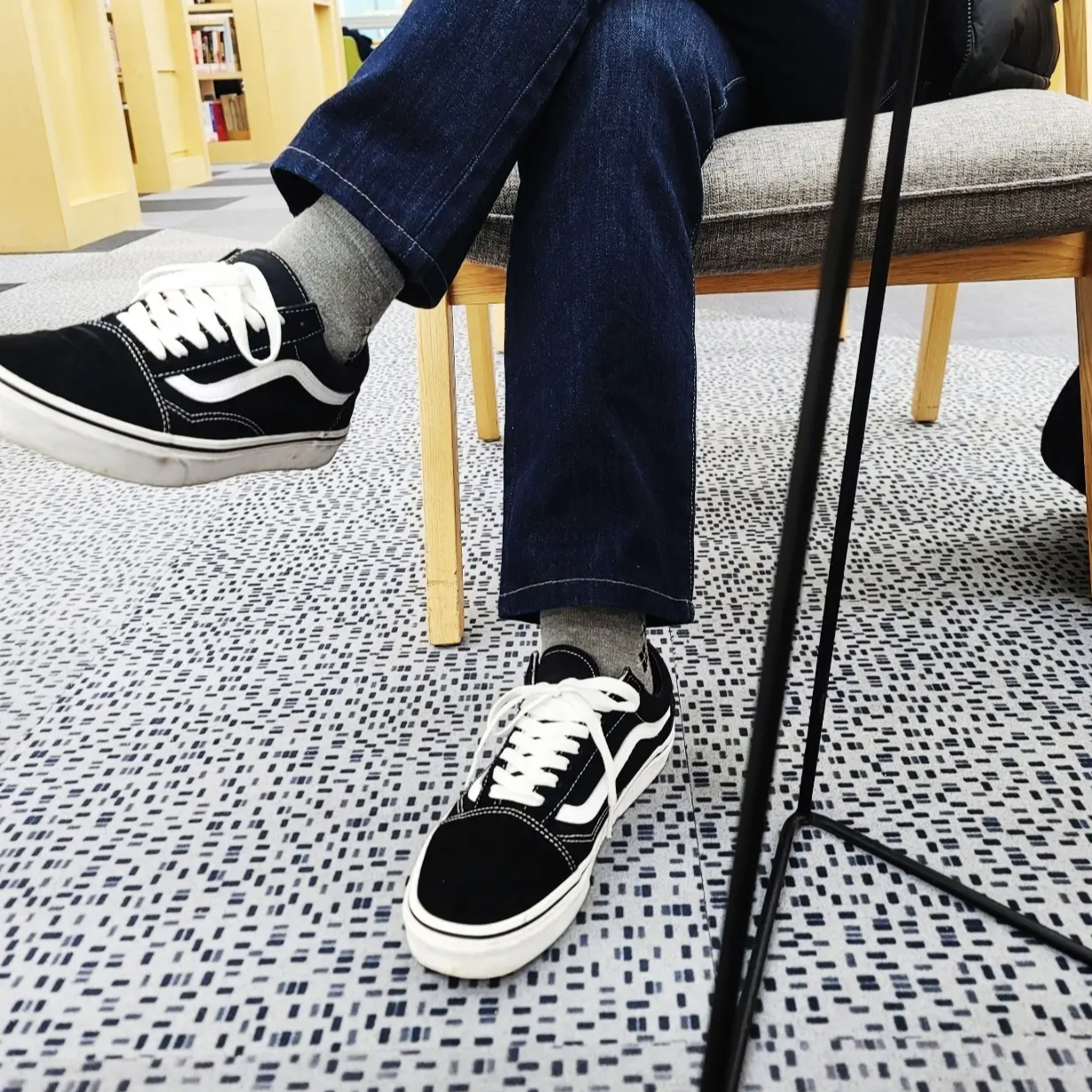 반스 올드스쿨 착용샷