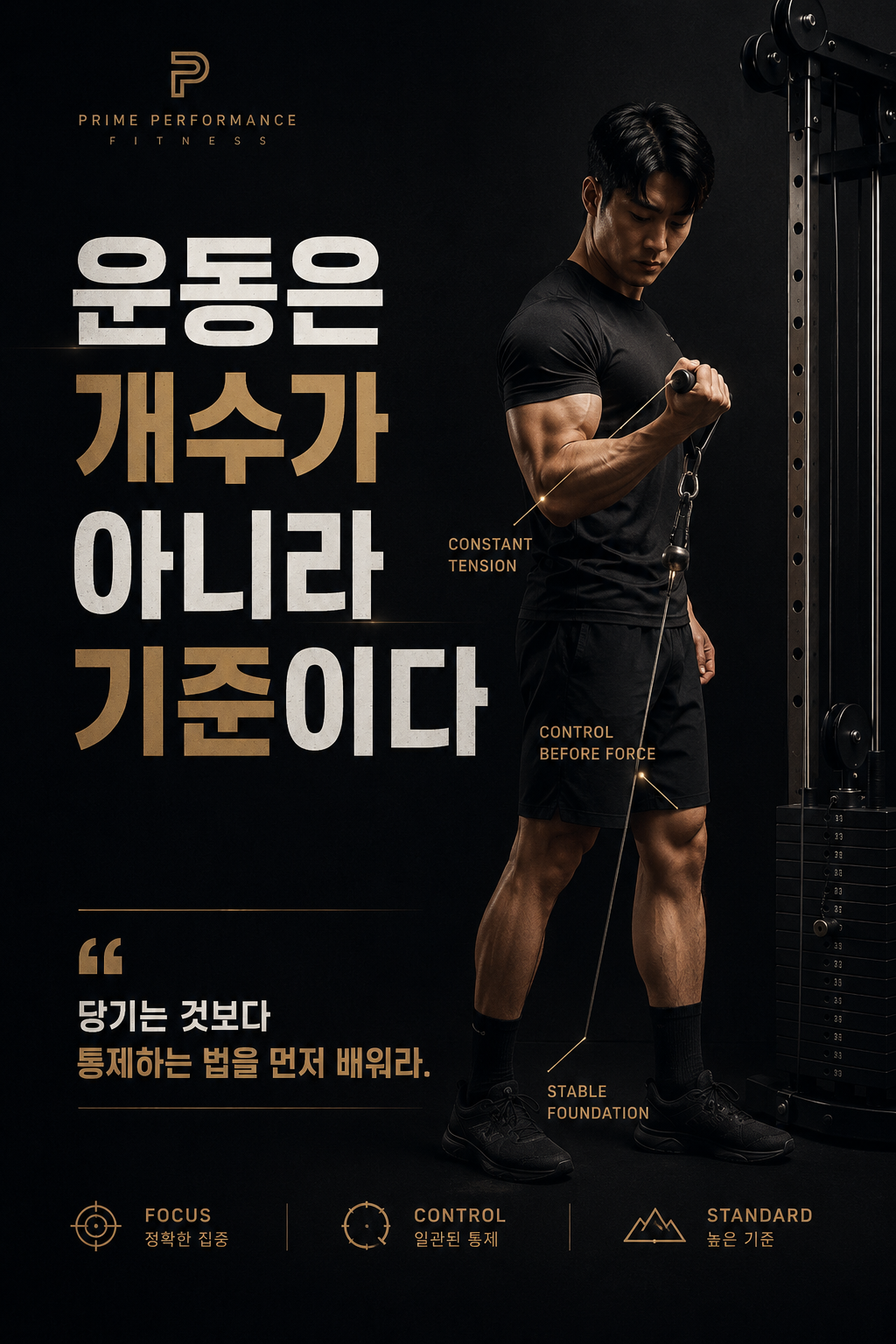 운동은 개수가 아니라 기준이다