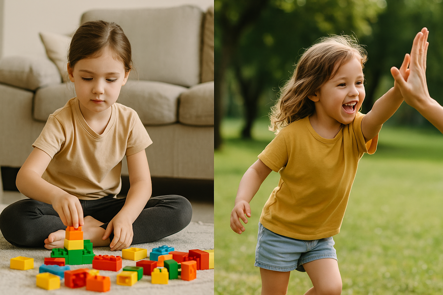 집콕놀이 vs 바깥놀이 장단점 (활동성, 자극, 상호작용)관련 사진