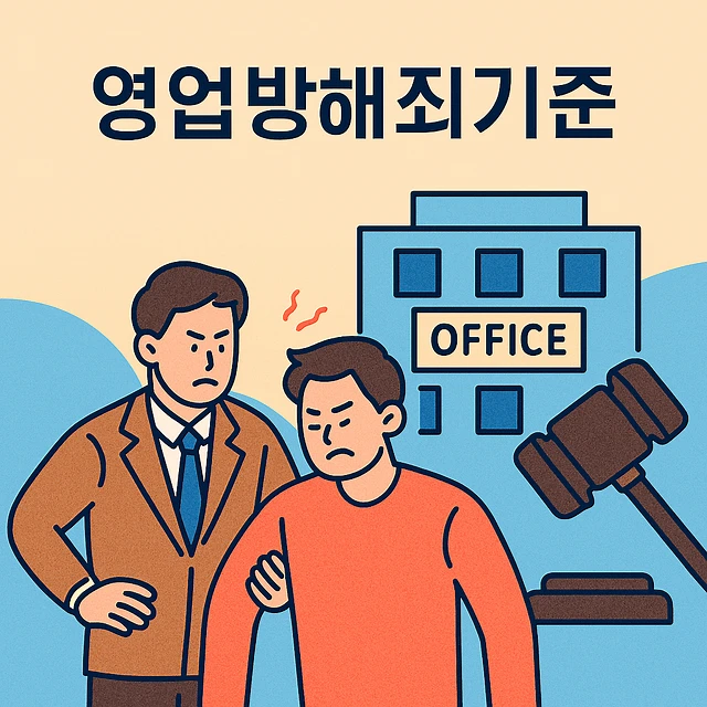 영업방해벌금,영업방해죄기준