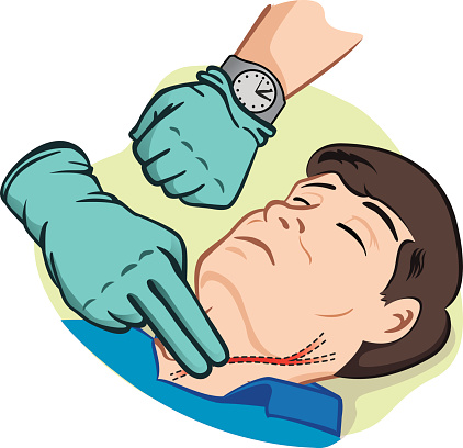 경동맥 검사 받는 사진