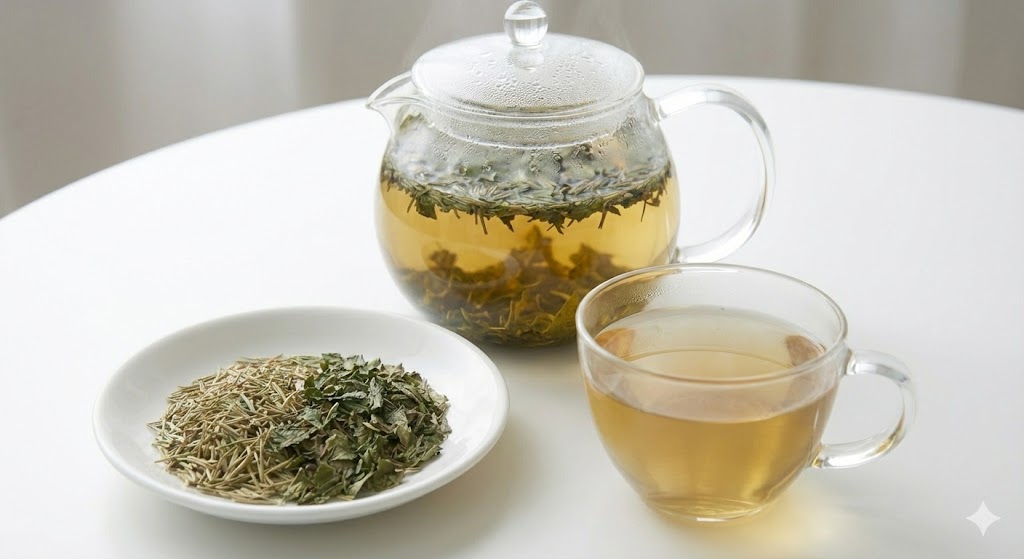 수험생의 뇌 피로를 즉각 해소하고 집중력을 폭발시키는 최강의 두뇌 활성 시너지 로즈마리 페퍼민트 블랜딩 허브차