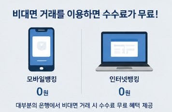 은행 창구 거래 수수료 왜 내야 할까? 무료 이용하는 방법 총정리2