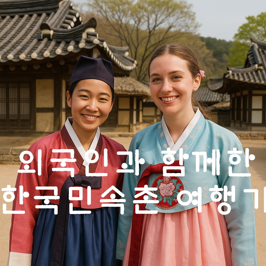 외국인 친구와 한국민속촌 여행기