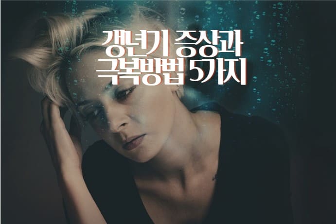 갱년기 극복 표지사진