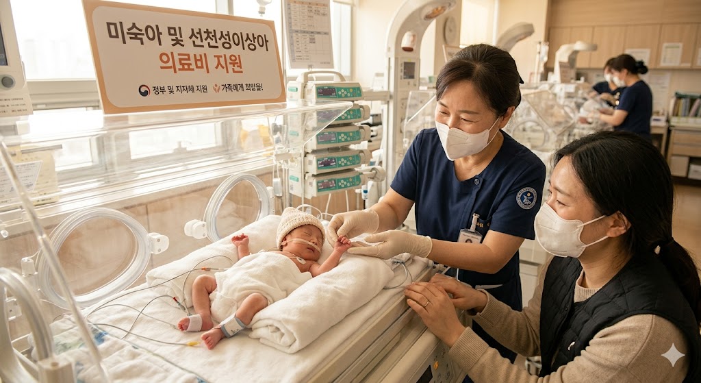 미숙아 및 선천성이상아 의료비 지원 이미지