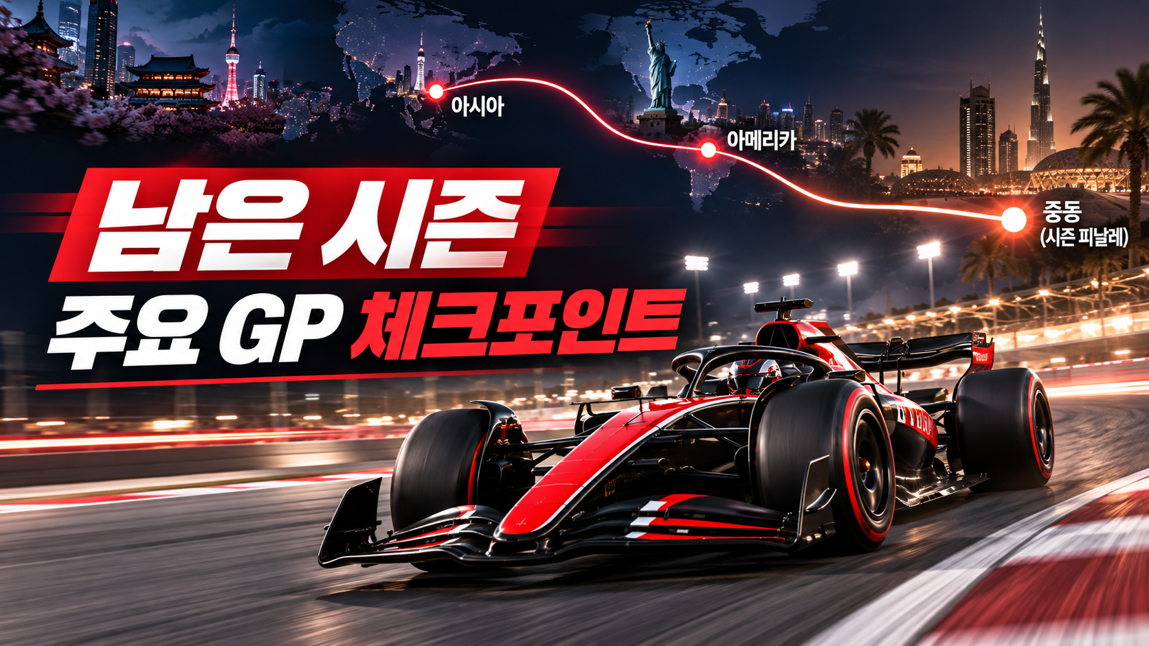 남은 시즌 라운드와 주요 그랑프리 체크포인트