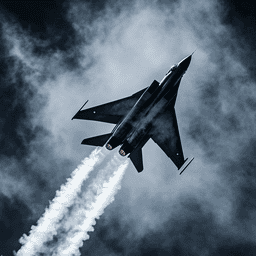 날고있는 전투기