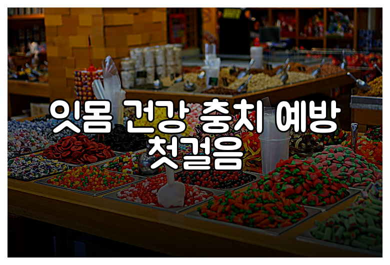 잇몸 건강 충치 예방 첫걸음