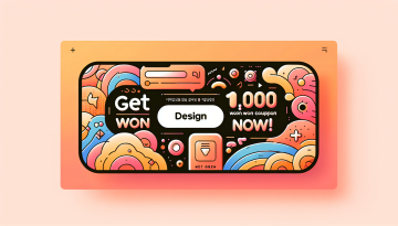 1만원 쿠폰받기를 묘사한 장면