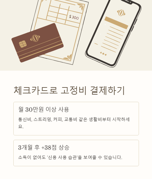 체크카드로 고정비 결제하기