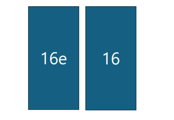 아이폰16e vs 아이폰16