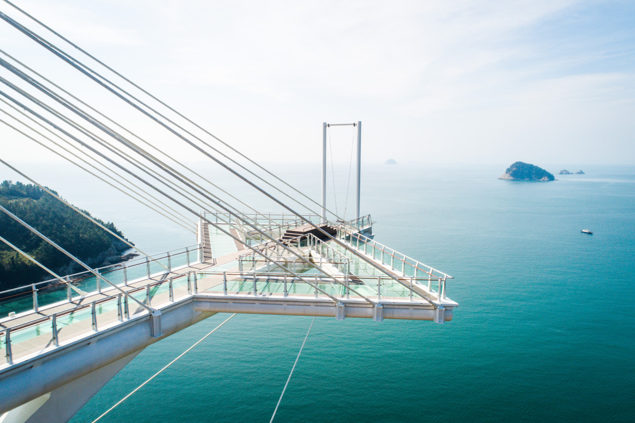 남해 설리스카이워크 하늘그네