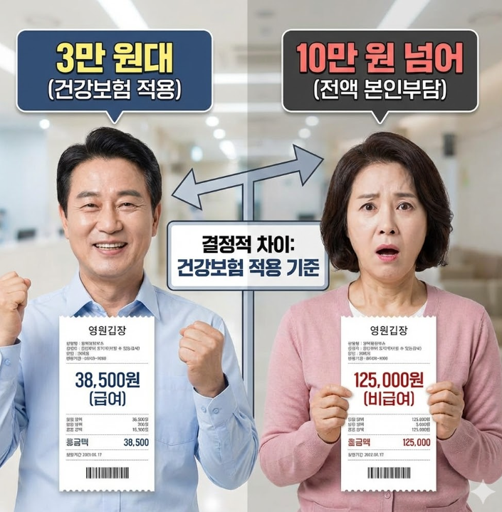 건강보험 적용 여부에 따라 3만 원대와 10만 원 이상으로 갈리는 지방간 초음파 검사 비용 비교