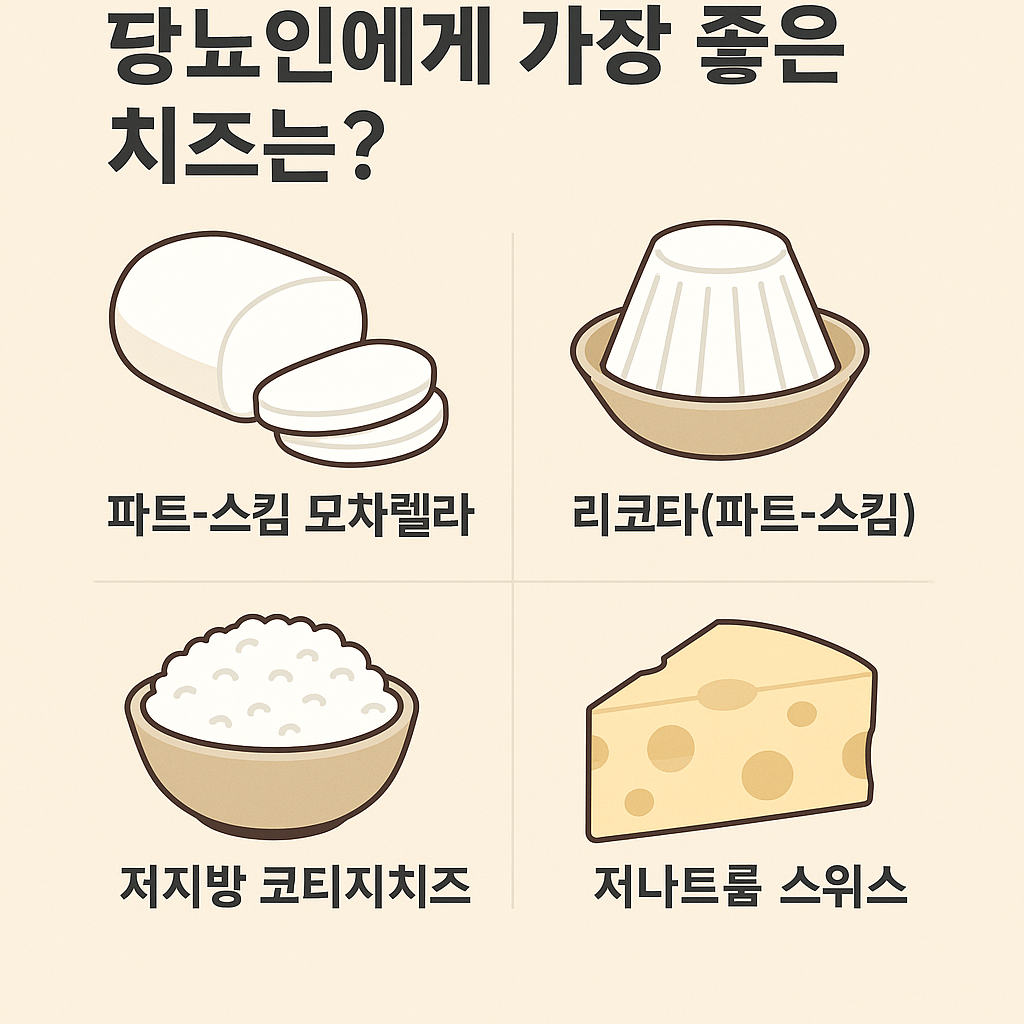 당뇨인에게 가장 좋은 치즈는?