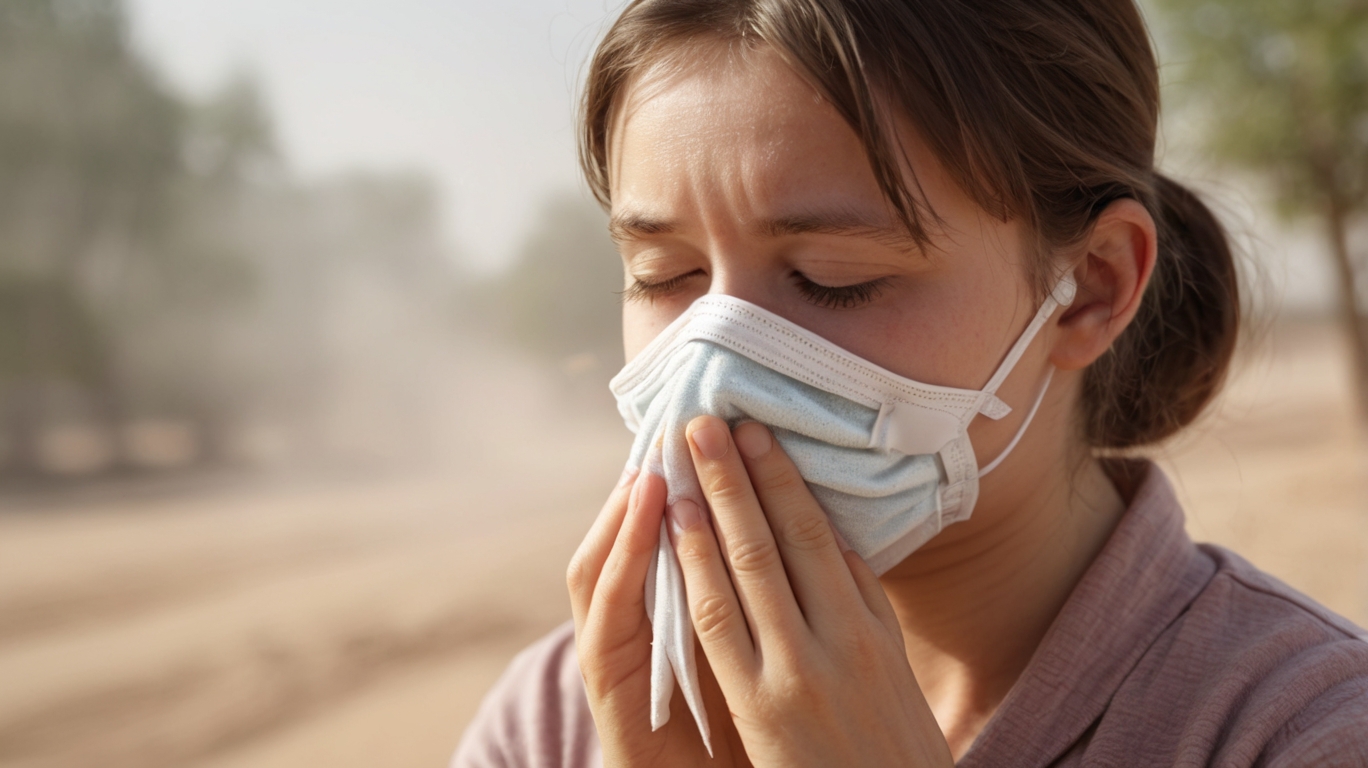 꽃가루와 미세먼지 대비법 (봄철 건강, 면역력, 운동) 참고 사진