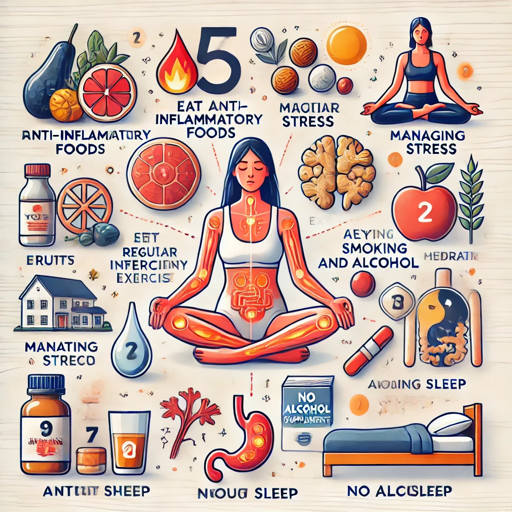 체내 염증을 줄이는 7가지 방법: 일상에서 실천할 수 있는 건강 팁