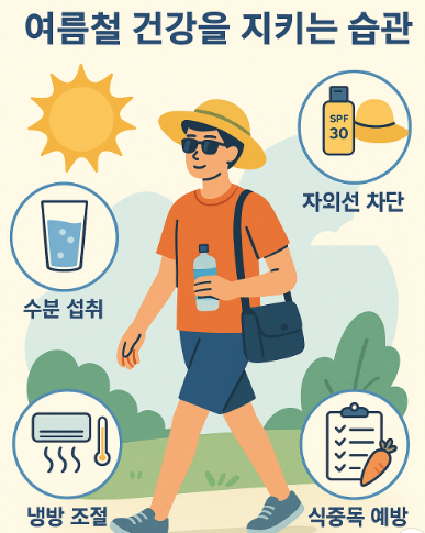 여름철 건강을 지키는 아이템 사진