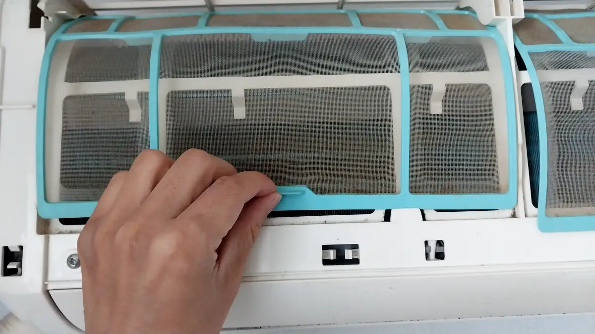 에어컨필터-분해