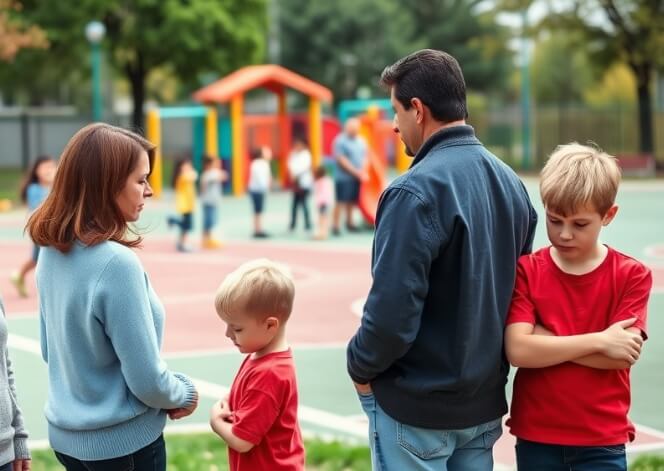 자녀 왕따사건 조사