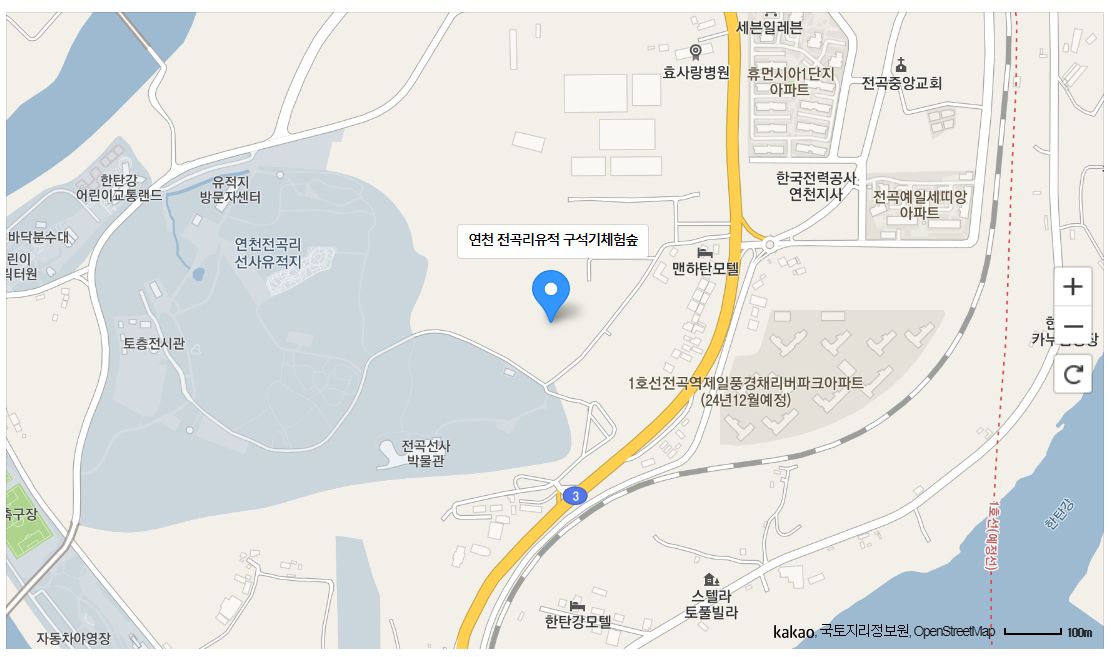 연천-구석기체험숲-지도