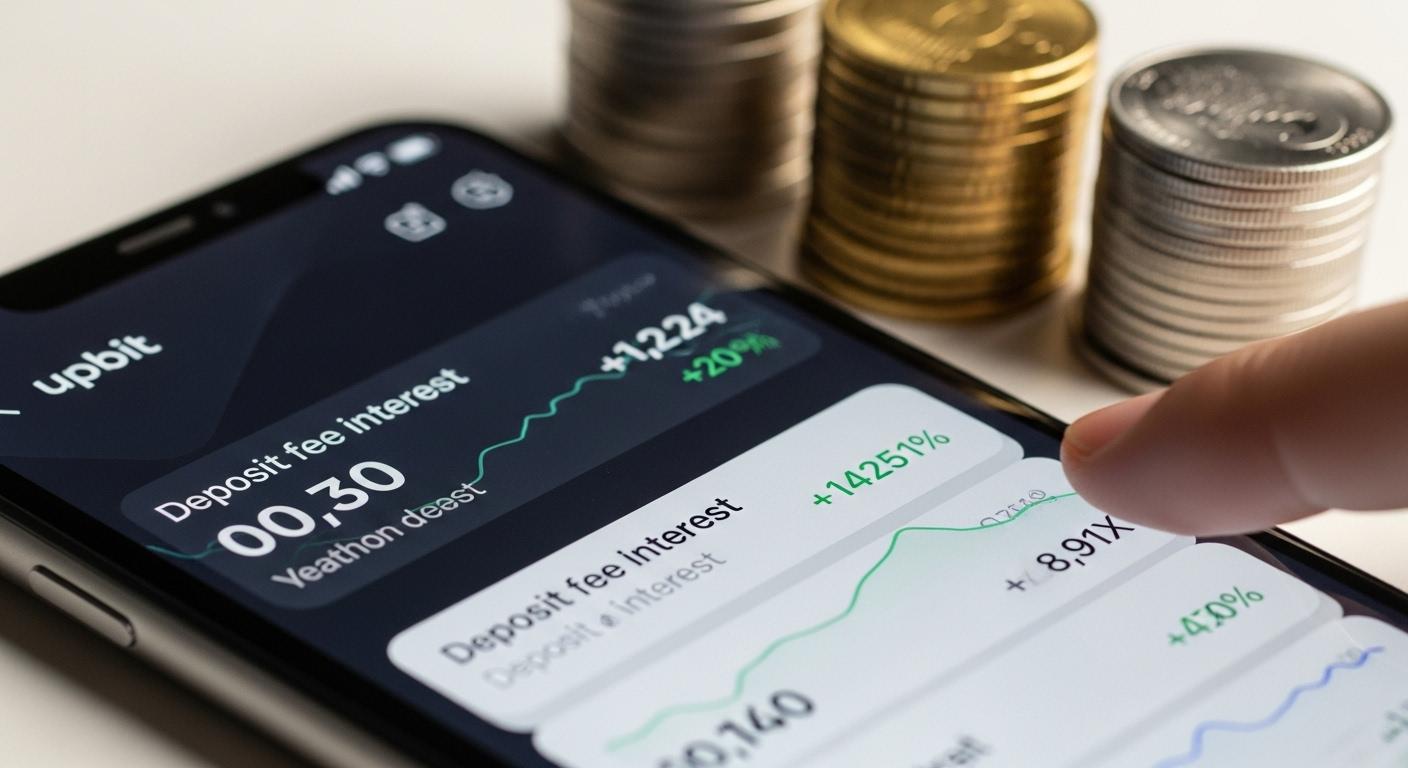 업비트 예치금 이용료 이자