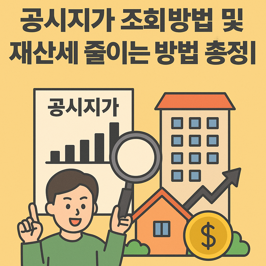 공시지가 조회 방법 및 재산세 줄이는 방법 총정리