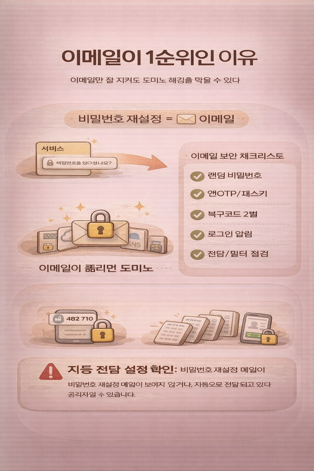 이메일 계정 보안이 모든 보안의 시작인 이유(우선순위)