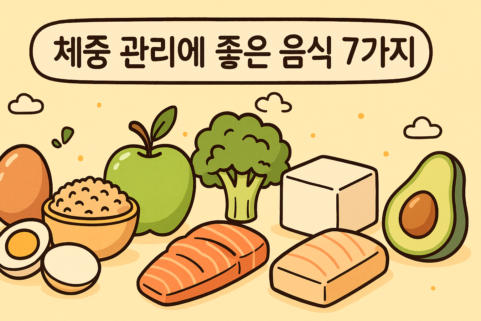 체중 관리에 좋은 음식 7가지