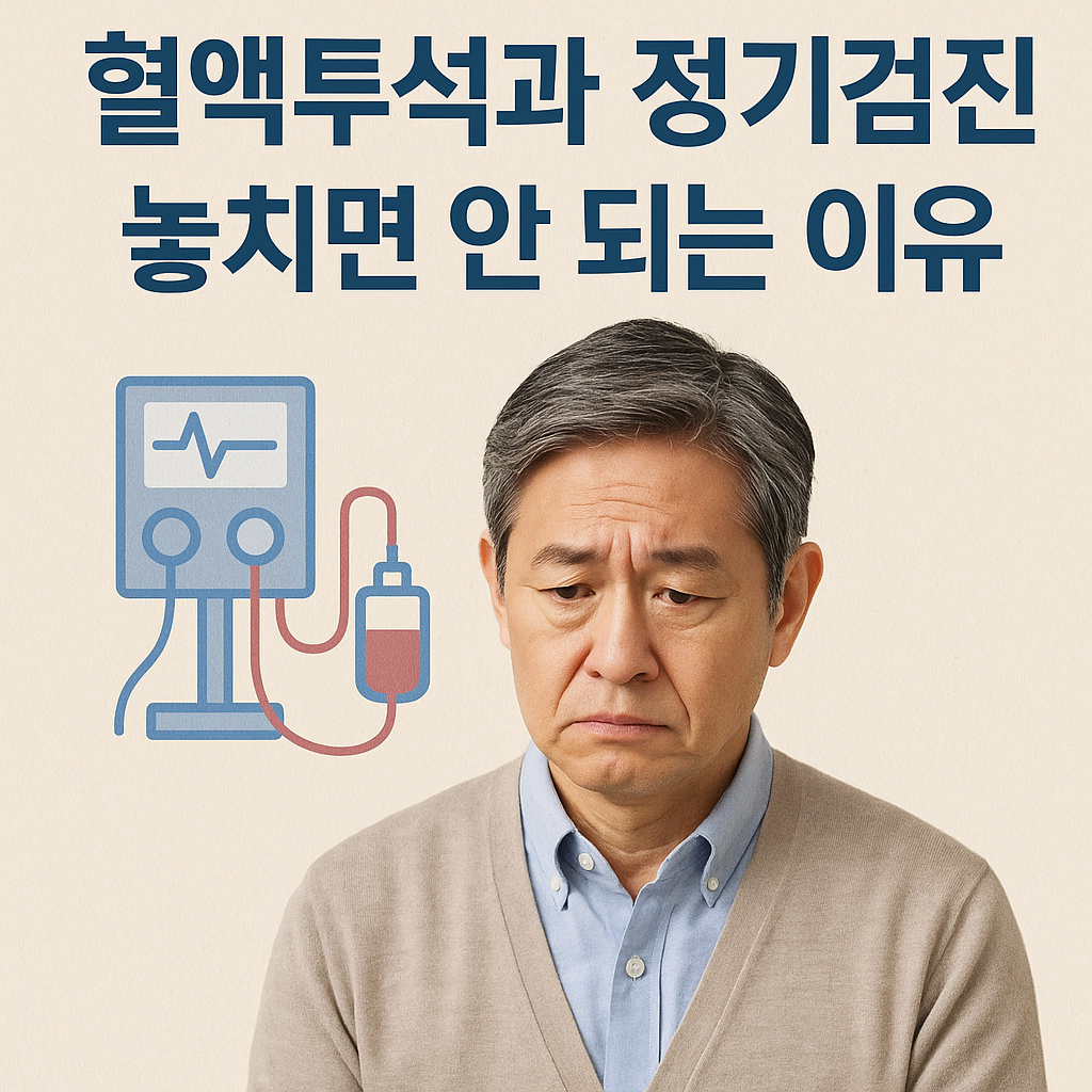 혈액투석과 정기검진, 놓치면 안 되는 이유