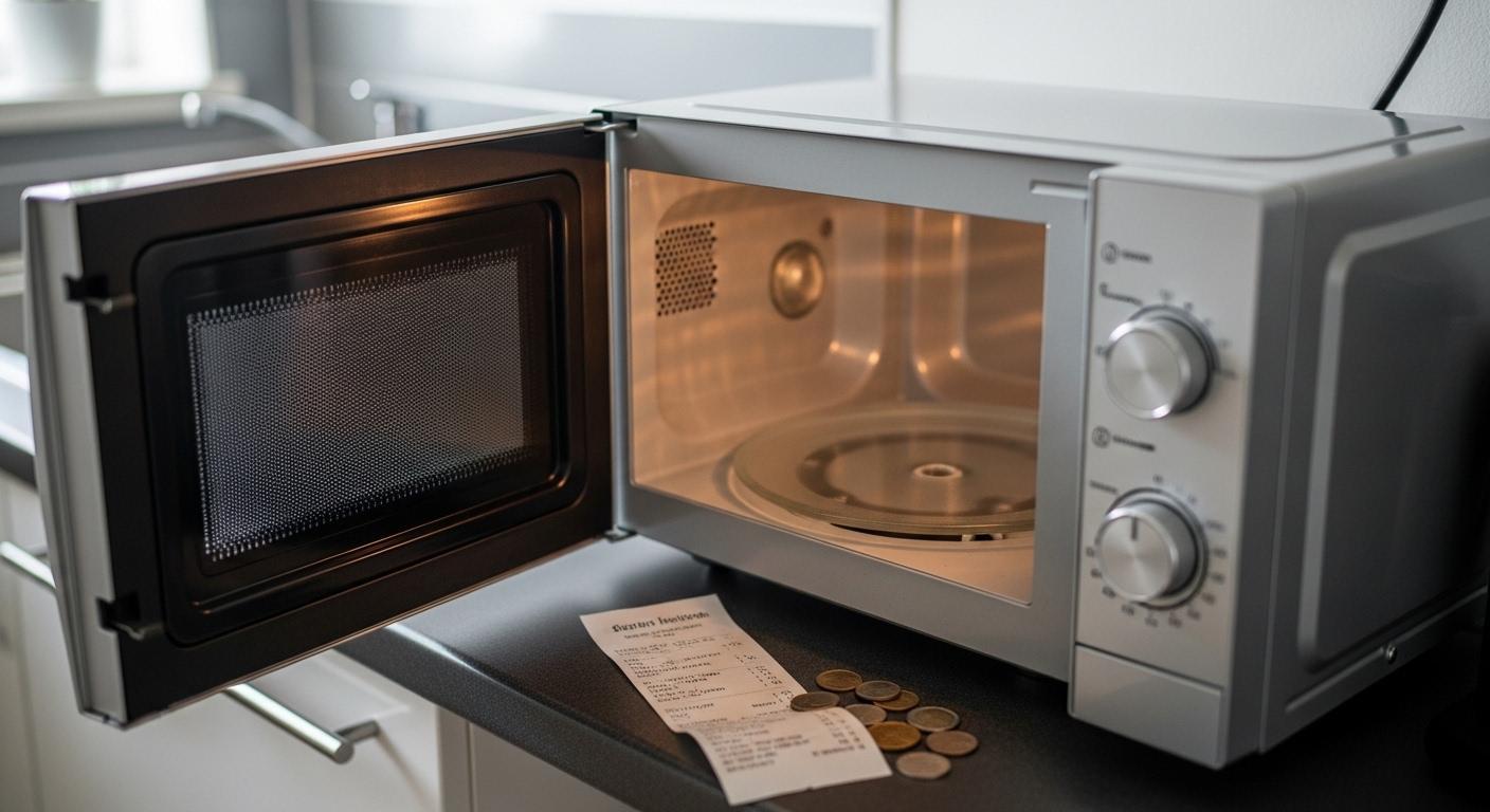 공간 부족 소형 전자레인지 내돈내산 후기