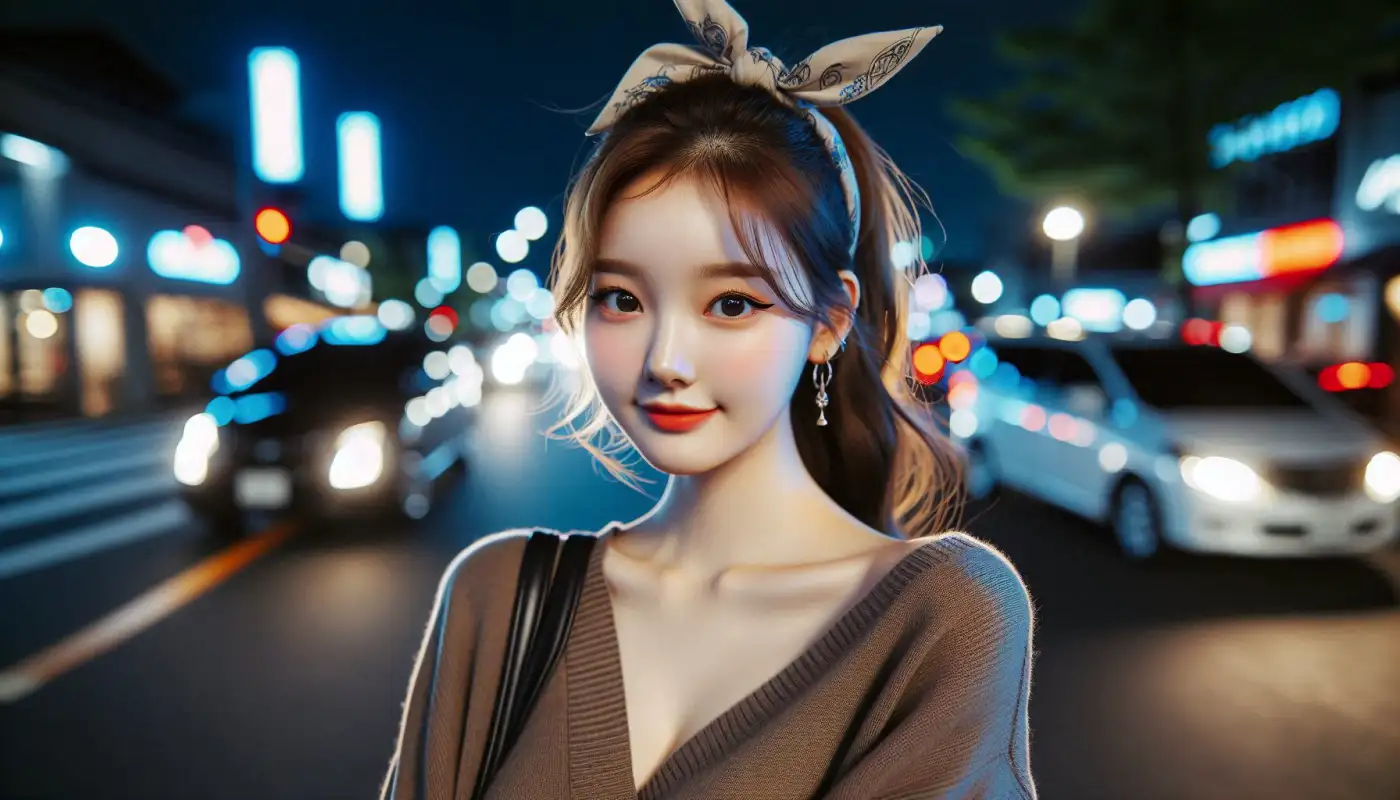 일본-돈키호테-간식을-알아보고-여행하는-여성의-모습