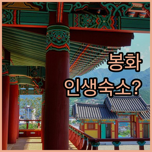봉화 가볼만한곳 숙소 베스트 5 위치..