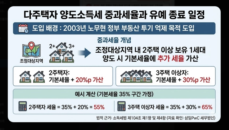 다주택자 기본세율 적용 가이드 [5월 9일 데드라인] 주택 수 산정 및 장특공 활용 전략