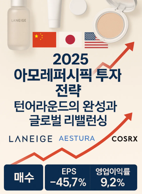 아모레퍼시픽, 2025 하반기 투자 전략