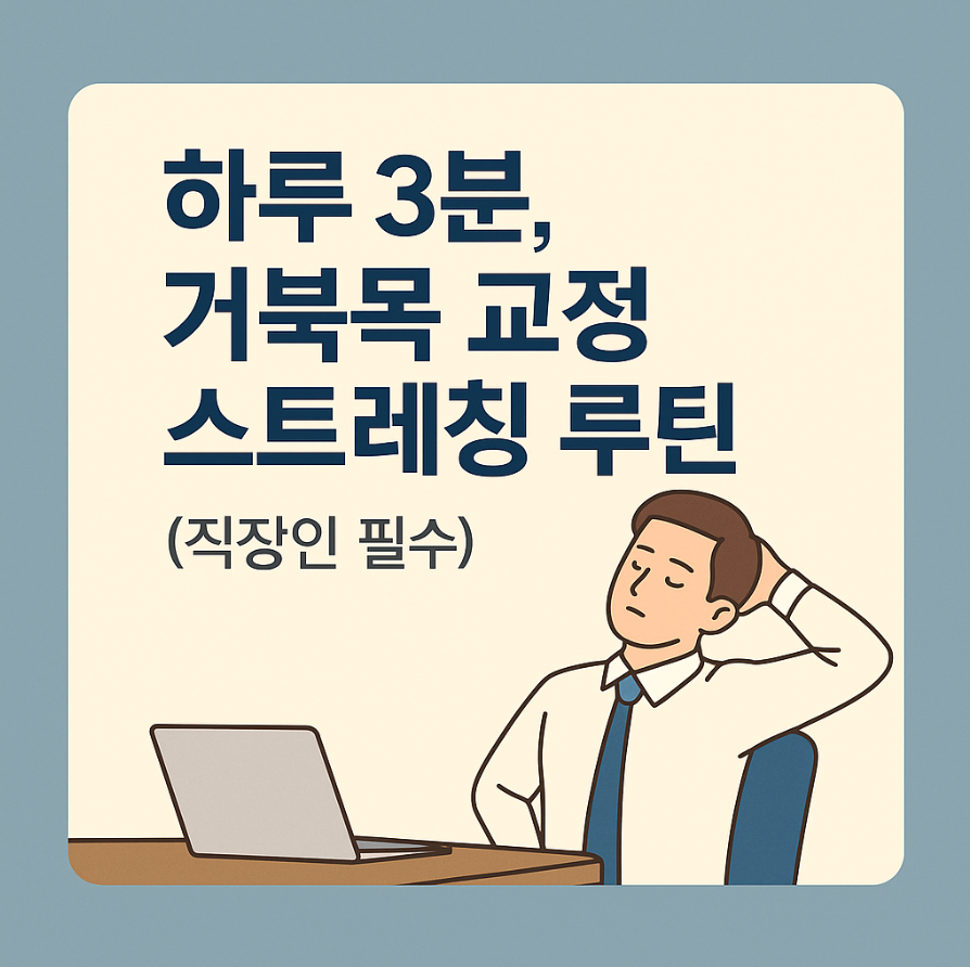 거북목 교정 스트레칭