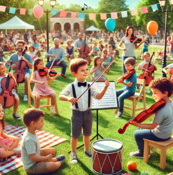 어린이 오케스트라 관련 이미지