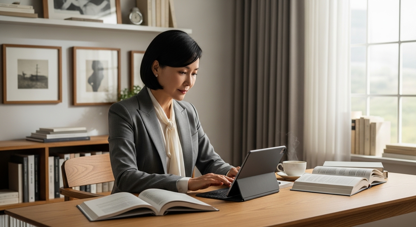 시니어의 디지털 작업 환경