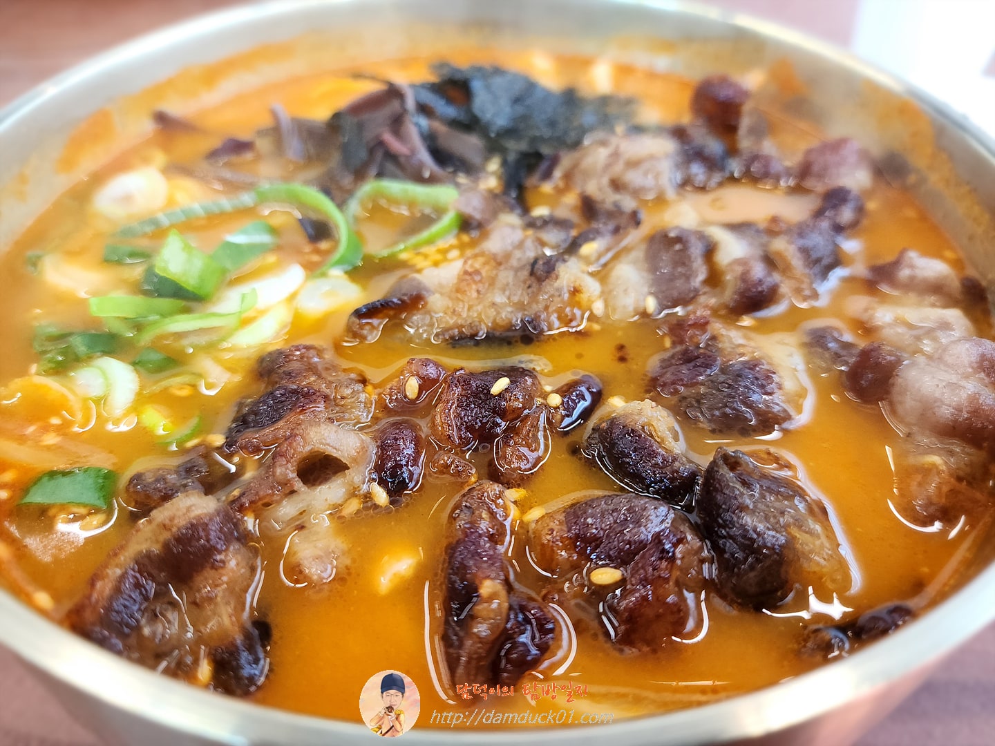 고기 장칼국수