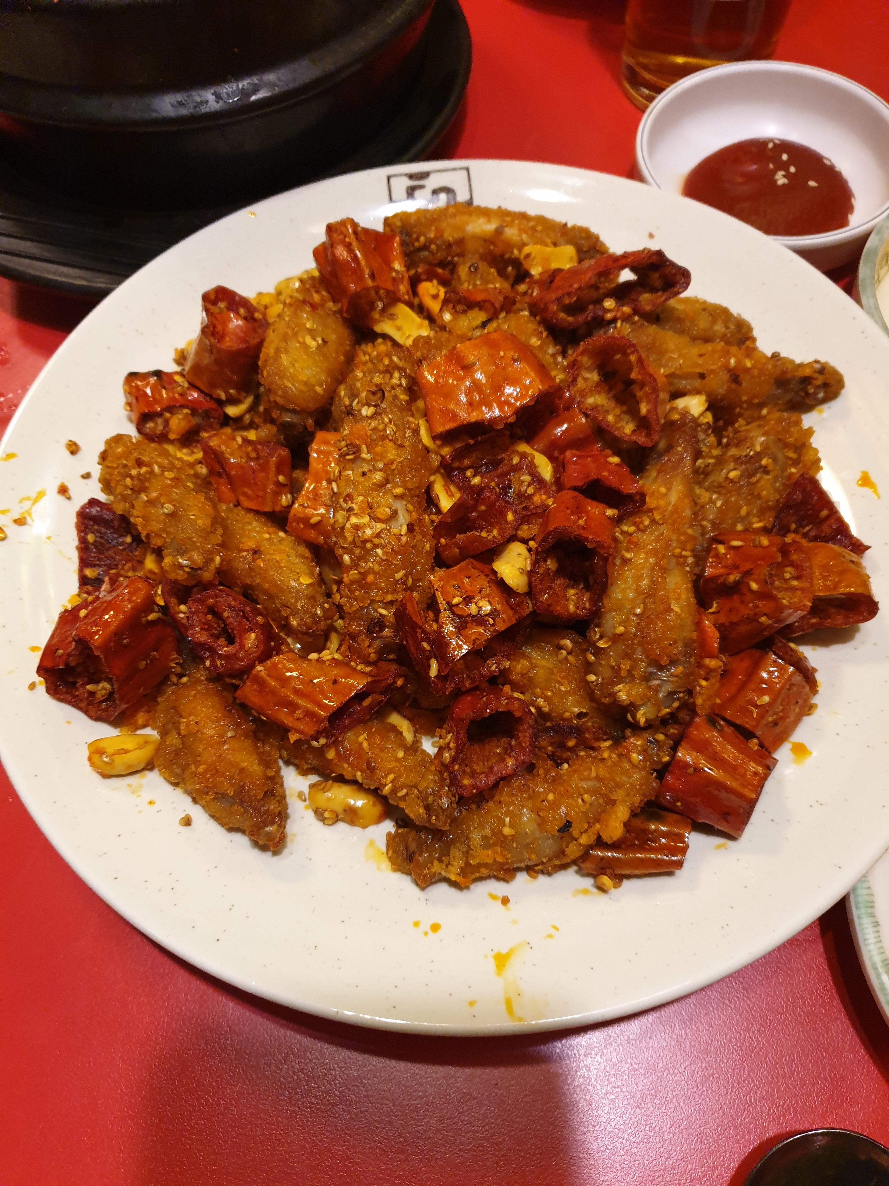 투다리에서 향라 메뉴를 만날 줄이야! 비주얼부터 술을 부르지 않나요?