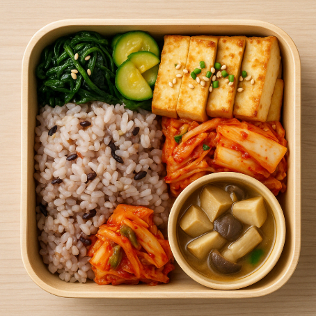 한식 기반 다이어트 도시락 조합법