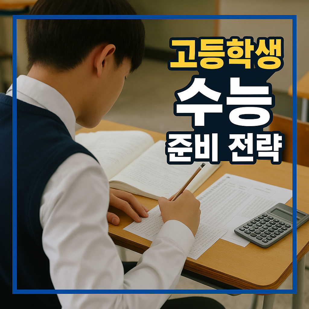 고등학생 수능 준비 전략