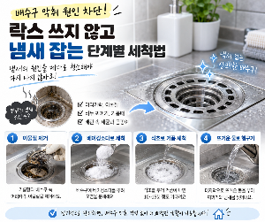 베수구 악취 제거