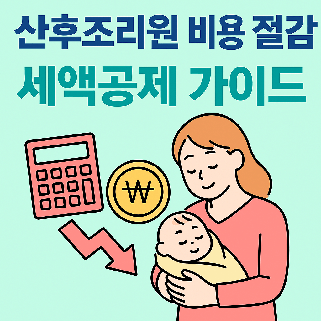 산후조리원 비용 절약 방법 - 사진