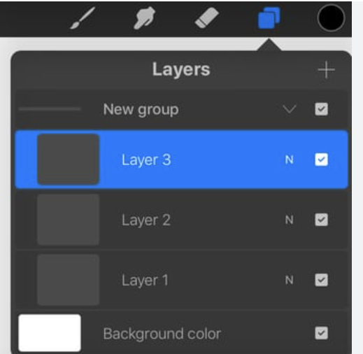 프로크리에이트 레이어 이미지