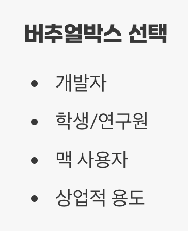결정적 선택의 기준: 당신은 어떤 사용자 인가요?