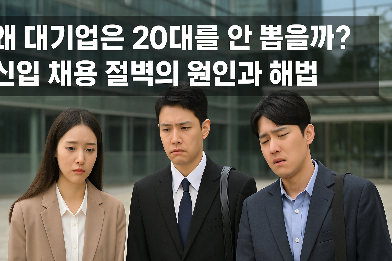 왜 대기업은 20대를 안 뽑을까1