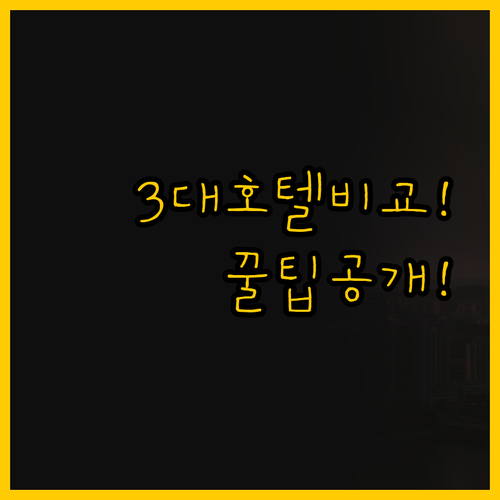 가사마 여행 숙소 선택의 모든 것 3..