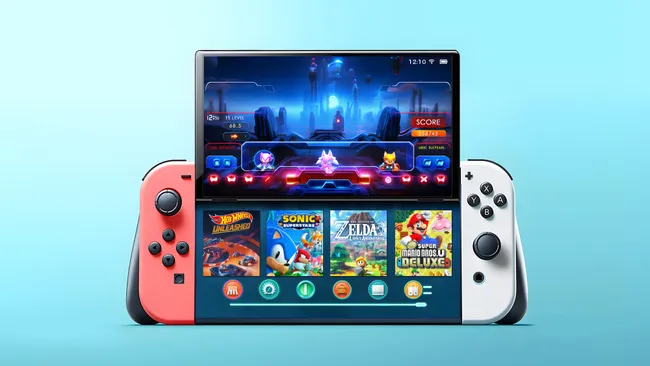 닌텐도 스위치2 컨셉 Nintendo Switch 2용 팬이 만든 컨셉트 (출처 Aiden L., Freelancer.com)